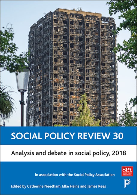 Book cover image for Social Policy Review 30 ISBN: 9781447349990